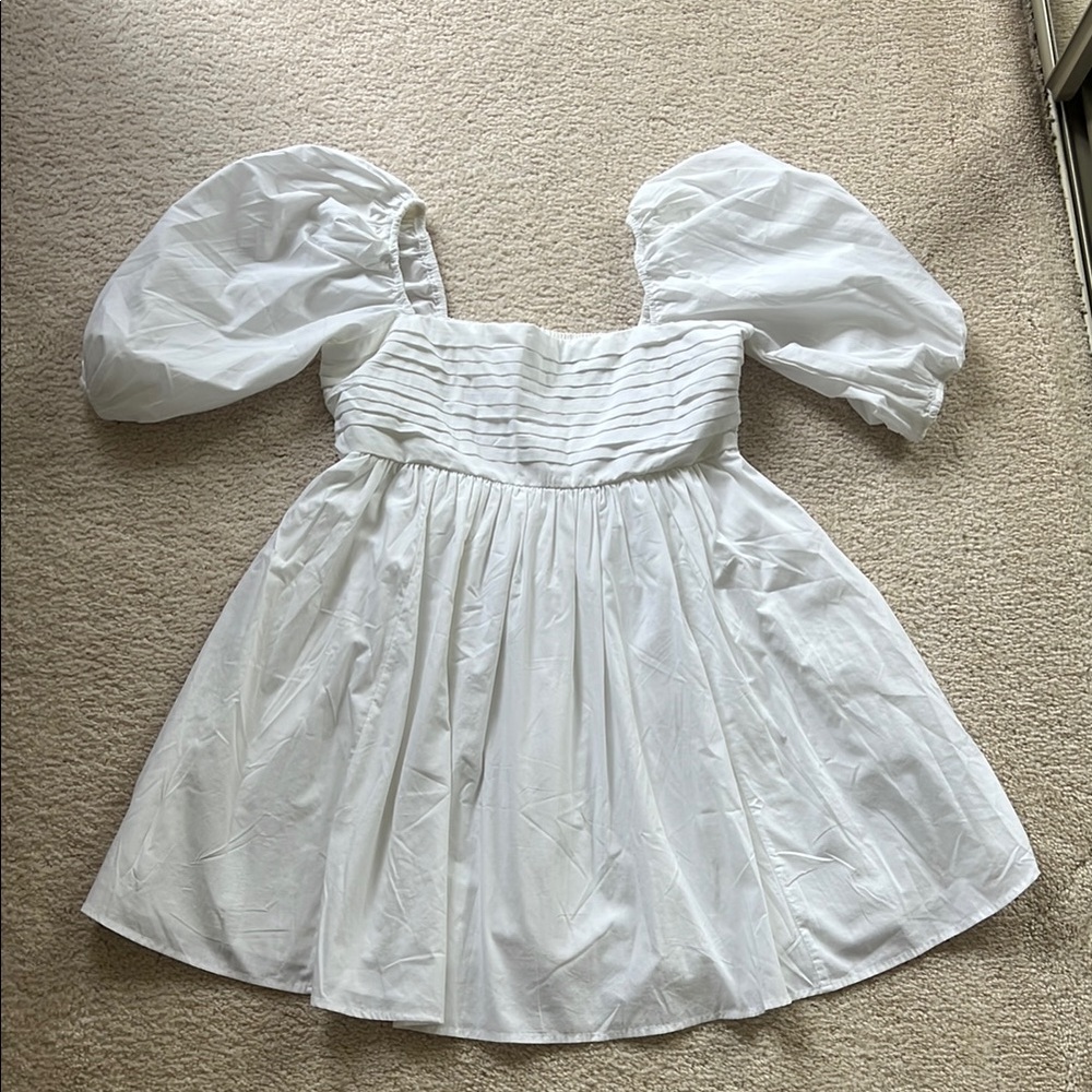 Abercrombie & Fitch White Emerson Mini Dress